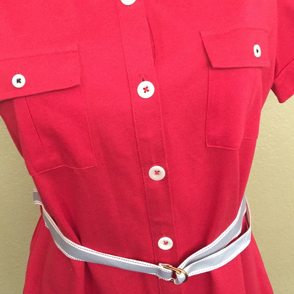 NWT MNG by Mango Red Polo Dress, Pockets ❤️ XXL - Picture 3 of 7